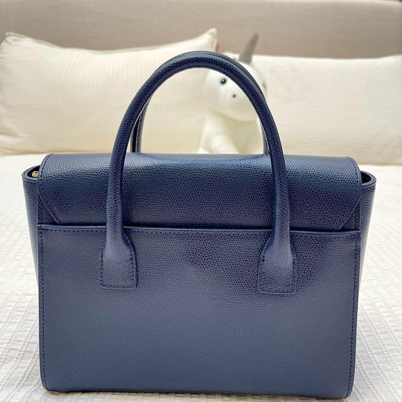 Furla Metropolis satchel Small leather Colour Navy - Picture 2 of 5
